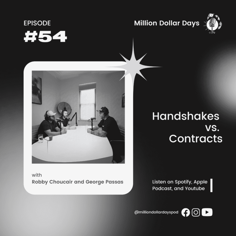 Handshakes vs. Contracts: Building Trust in Construction with Luke Wolke 2024 3 EP 54 COVER ART